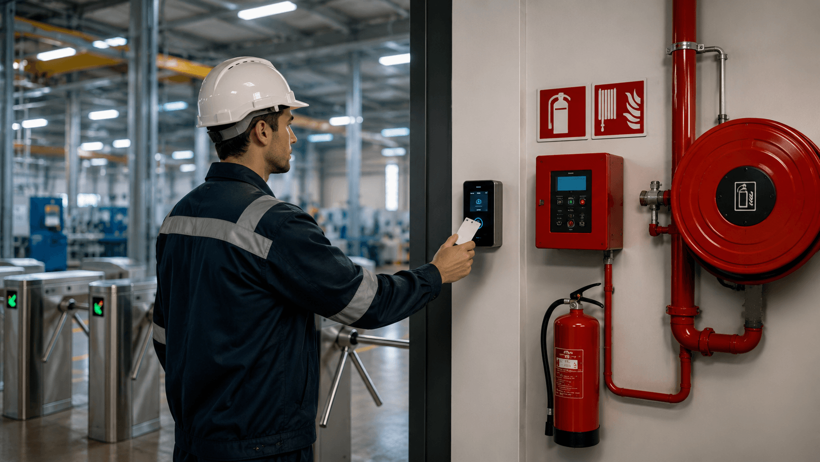 Industrial fire fighting system